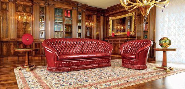 Mascheroni leather sofas