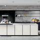 kitchen with an island