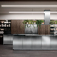 kitchen with an island