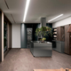 kitchen with an island