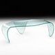 Fiam glass table
